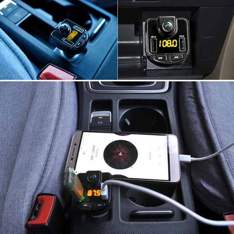 Dual USB Charger, Support Bluetooth / Micro SD Card / TF Card / USB Disk, BT36