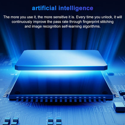 T21FB Micro USB Charging Zinc Alloy Smart Fingerprint + Bluetooth Single Open Drawer Lock File Cabinet Lock, Single Open Fingerprint + Bluetooth