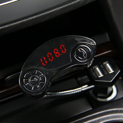GT86 Dual USB Charger Car Bluetooth FM Transmitter Kit, Support LCD Display / TF Card Music Play / Hands-free, GT86 (Black), GT86 (Gold), GT86 (Silver)