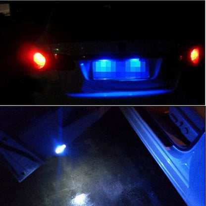 2 PCS Festoon 36mm 2W 160LM White Light 16 LED SMD 4014 Error Free License Plate Lights Car Light Bulb, 36mm