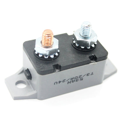 F3088-50A 50A Manual Reset Circuit Breaker Double Short Legs with Bolt 12/24V, 50A