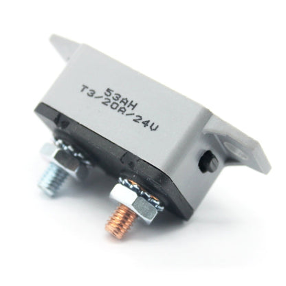 F3088-50A 50A Manual Reset Circuit Breaker Double Short Legs with Bolt 12/24V, 50A