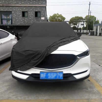 Anti-Dust Anti-UV Heat-insulating Elastic Force Cotton Car Cover for Hatchback Car, Size: 3.9m~4.19m, Size: 3.9m~4.19m
