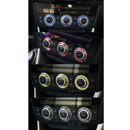 3 PCS Car Aluminum Air Conditioner Knob Case For ATENZA, For ATENZA(Gold), For ATENZA(Blue), For ATENZA(Red), For ATENZA(Silver)