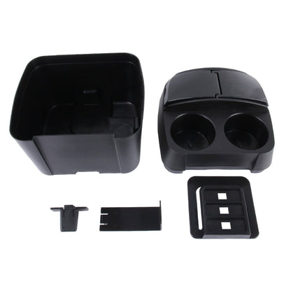 SHUNWEI SD-1605 Multifunction 3 in 1 Car Cup Holder Drink Bottle Can Garbage Can Portable Vehicle Trash Can Bin Rubbish Bin Organizer, SD-1605 Black, SD-1605 Khaki
