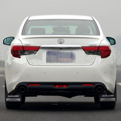 Premium Heavy Duty Molded Splash Front and Rear Mud Flaps Guards, Medium Size, Random Pattern Delivery
