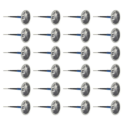 24 PCS 4mm Mushroom Nail-tyre Film Tyre Cold Patch Film Rubber Tire Repair Kit, 4mm