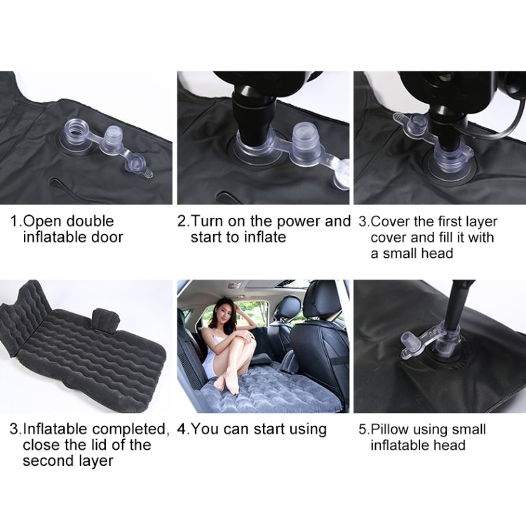 Universal Car Travel Inflatable Mattress Air Bed Camping Back Seat Couch, Size: 90 x 135cm