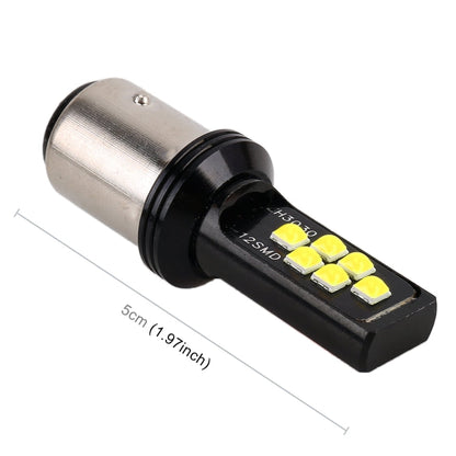 2 PCS 1157 DC9-16V / 3.5W Car Auto Brake Lights 12LEDs SMD-ZH3030 Lamps, with Constant Current, 1157 (White Light), 1157