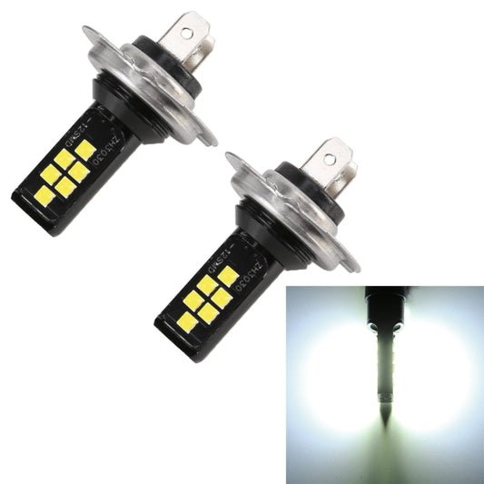 2 PCS H7 DC9-16V / 3.5W / 6000K / 320LM Car Auto Fog Light 12LEDs SMD-ZH3030 Lamps, with Constant Current, H7