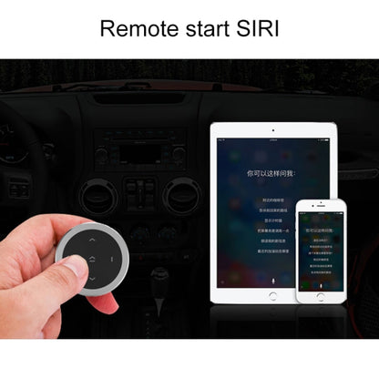 Car Wireless Bluetooth Controller Mobile Phone Multimedia Multi-functional Steering Wheel Remote Controller, RXW-1 (Black), RXW-1 (Silver)