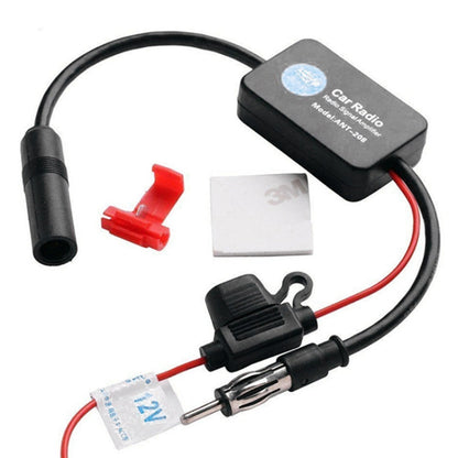 Universal 12V Radio FM Antenna Signal Amp Amplifier Booster for Marine Car Vehicle Boat 330mm FM Amplifier, 330mm FM Amplifier