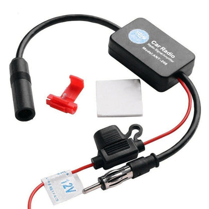 Universal 12V Radio FM Antenna Signal Amp Amplifier Booster for Marine Car Vehicle Boat 330mm FM Amplifier, 330mm FM Amplifier