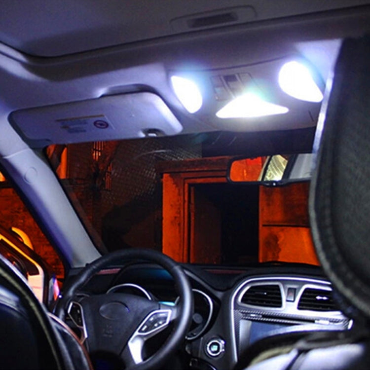 10 PCS 31mm DC12V / 2W / 7000K / 80LM 4LEDs SMD-5050 Car Reading Lamp, 31mm, 4LEDs SMD-5050