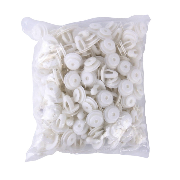 100 PCS Hole Plastic Rivets Fastener Push Clips