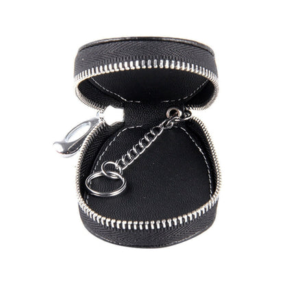 Universal Leather Crocodile Texture Waist Hanging Zipper Wallets Key Holder Bag (No Include Key)