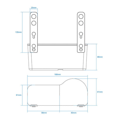 SHUNWEI SD-1510 Multi-functional Car Cup Phone Backseat Holder, SD-1510