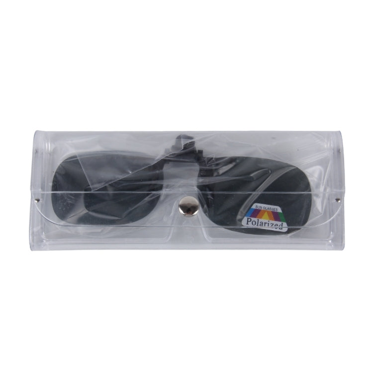 Polarized Clip-on Flip Up Plastic Clip Sunglasses Lenses Glasses Unbreakable Driving Fishing Outdoor Sport, Dark Green, Yellow, Brown