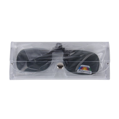 Polarized Clip-on Flip Up Plastic Clip Sunglasses Lenses Glasses Unbreakable Driving Fishing Outdoor Sport, Dark Green, Yellow, Brown