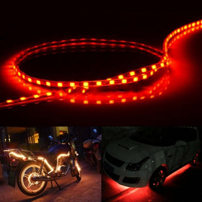 5 PCS 45 LED 3528 SMD Waterproof Flexible Car Strip Light for Car Decoration, DC 12V, Length: 90cm, 90cm+blue, 90cm+red, 90cm+white, 90cm+yellow, 90cm+pink, 90cm+green, 90cm+ice blue