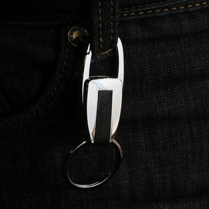 Single Ring Metal Leather Key Chain Metal Car Key Ring Multi-functional Tool Key Holder Key Chains Rings Holder For Car Key Rings, Single Ring