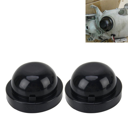 2 PCS K105 Universal Car LED Headlight HID Xenon Lamp Silicone Dust Cover Seal Caps Car Dust Cover Waterproof Dustproof Sealing Headlamp Cover for Car Retrofit, Inner Diameter: 10.5cm, Inner Diameter: 10.5cm