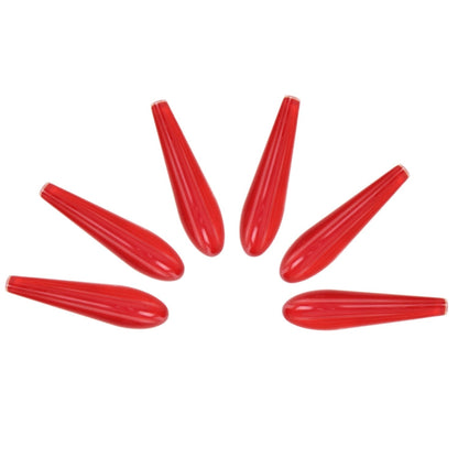 6 PCS Universal Resin Rear Spoiler Car Auto Rear Spoiler Exterior Rear Spoiler Kit Car Crash Strip Spoiler Routed Board Mute Rectifier Noise Reduction Spoiler