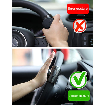 Car Universal Steering Wheel Spinner Knob Auxiliary Booster Aid Control Handle Car Steering Wheel Booster Wheel Strengthener Auto Spinner Knob Ball, Car Steering Wheel Spinner Knob (Black)