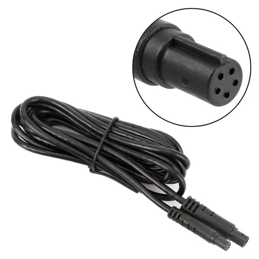 3m Universal Car 5P Reversing Camera Extension Cord Rearview Mirror Vehicle Traveling Data Recorder Video Conversion without Plug, 3m