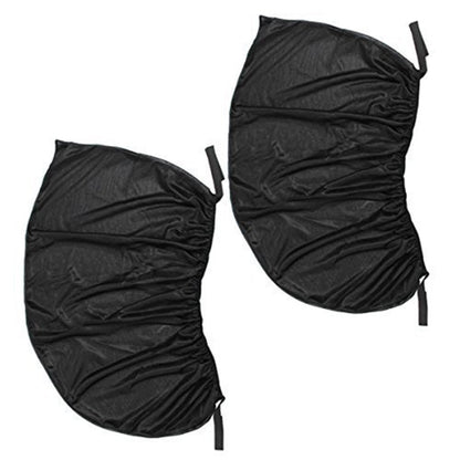 2 PCS Car Shade Block Car Sun Block Window Gauze Shading Net Side Blocking Cover Sun Net Sandbags Side Window Sunshade Cover, Size: 92*54cm, Size: 92*54cm