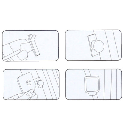 3R-2130 Car Truck Interior Adjustable Wide Angle Rear View Blind Spot Mirror, Size: 7*6.5*1cm, 3R-2130