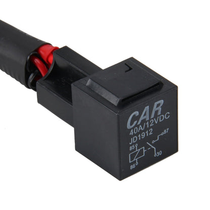 DC 12V 40A 9006 Bulb Strengthen Line Group HID Xenon Controller Cable Relay Wiring, 9006