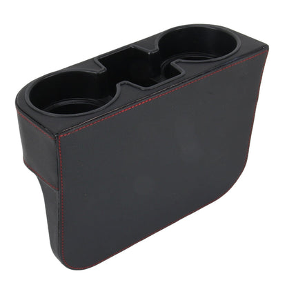 Car Seat Crevice Storage Box Cup Drink Holder Auto Pocket Stowing Tidying for Phone Pad Card Coin Case Car Accessories, Black, Grey, Khaki, Brown