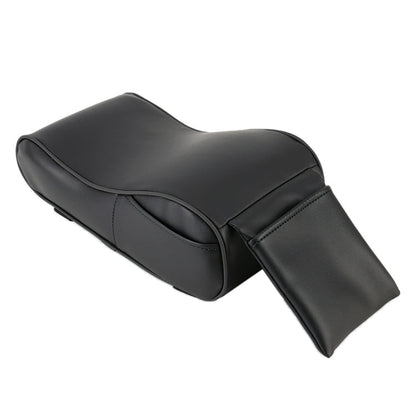 Universal Car PU Leather and Memory Foam Wrapped Armrest Box Car Armrest Box Mat with Phone Holder Storage Bag & Card Slot, with Card Slot (Black), with Card Slot (Beige), with Card Slot (Brown)