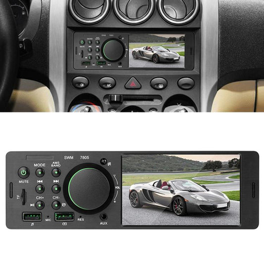 7805 4.1 inch Universal Car Radio Receiver MP5 Player, Support FM & Bluetooth & TF Card with Remote Control, 7805
