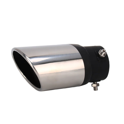 Universal Car Styling Stainless Steel Straight Bolt-on Exhaust Tail Muffler Tip Pipe with Mesh