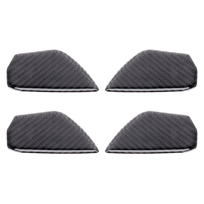 Carbon Fiber Inner Door Handle Bowl Cover Trim Decals Decorative Sticker for Honda Civic 10th Gen, Inner Door Bowl