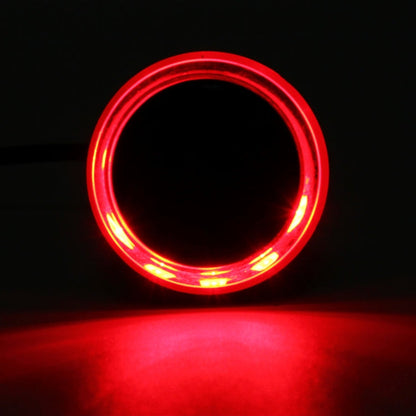 Pair Motorcycle Turn Signal Light Grip Bar Plug Strobe Side Marker End LED Handlebar Lamp, Red Light, Turn Double Light