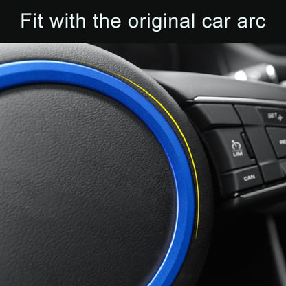 Car Auto Steering Wheel Aluminum Alloy Ring Cover Trim Sticker Decoration for Jaguar, For Jaguar