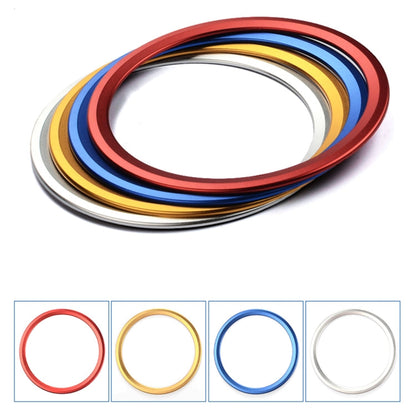 Car Auto Steering Wheel Aluminum Alloy Ring Cover Trim Sticker Decoration for Jaguar, For Jaguar