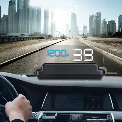 T900 Car GPS HUD Virtual HD Reflection Board Head-up Display, Speed & Driving Distance / Time Display, Over Speed & Voltage & Low Voltage Alarm, Fatigue Driving, T900  Green + White, T900 Blue + White, T900  White