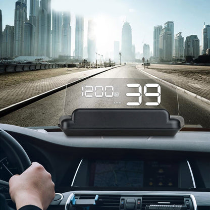 T900 Car GPS HUD Virtual HD Reflection Board Head-up Display, Speed & Driving Distance / Time Display, Over Speed & Voltage & Low Voltage Alarm, Fatigue Driving, T900  White, T900  Green + White, T900 Blue + White