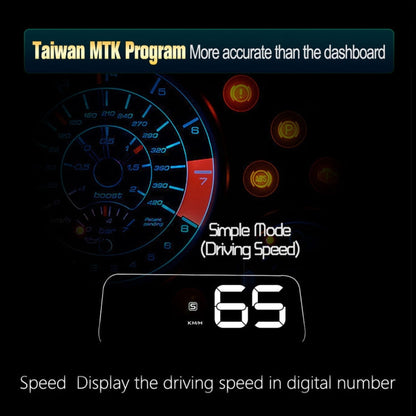 T900 Car GPS HUD Virtual HD Reflection Board Head-up Display, Speed & Driving Distance / Time Display, Over Speed & Voltage & Low Voltage Alarm, Fatigue Driving, T900  White, T900  Green + White, T900 Blue + White