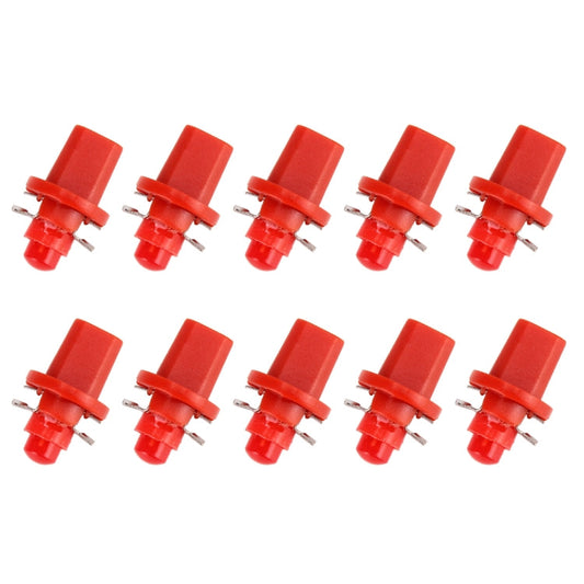 10 PCS 0.4W B8.5 Wedge Instrument Panel COB LED Light Dashboard Gauge Cluster Indicator Lamp Bulb, 0.4W B8.5