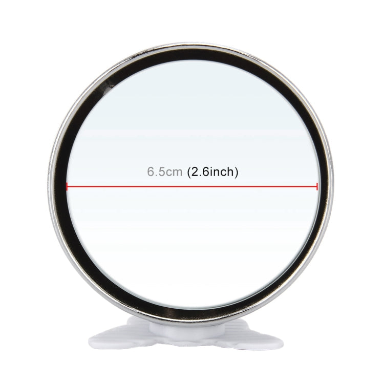 3R-044 Auxiliary Rear View Mirror Car Adjustable Blind Spot Mirror Wide Angle Auxiliary Rear View Side Mirror, 3R-044 (White), 3R-044 (Black), 3R-044 (Silver)