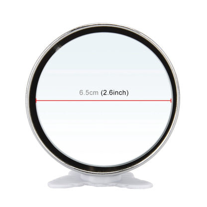 3R-044 Auxiliary Rear View Mirror Car Adjustable Blind Spot Mirror Wide Angle Auxiliary Rear View Side Mirror, 3R-044 (White), 3R-044 (Black), 3R-044 (Silver)