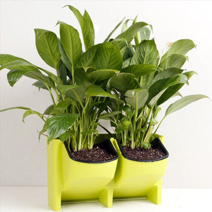 PP Planter Flower Pot Wall Hanging Garden Hanging Stackable Garden Supplies