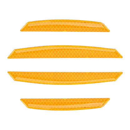 4 PCS Universal Car Door Anti-collision Strip Protection Guards Trims Stickers, 4 PCS