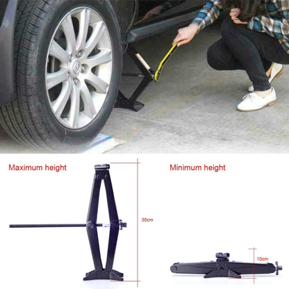 Upright ST-103D Heavy Duty Stabilizer Scissor Jack with Handle Lift Levelers 2000 Pound (1 Ton) Capacity Each - 10 to 35 CM Range, 1T Jack with Handle