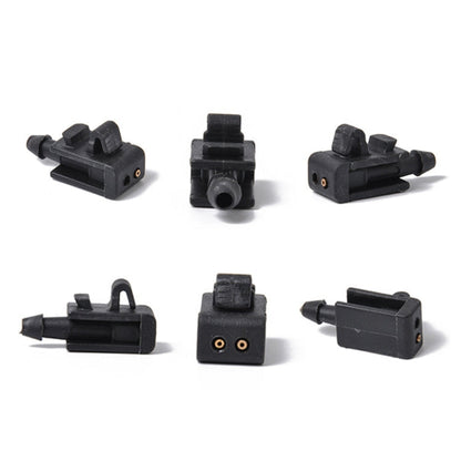 2 PCS Windshield Washer Wiper Jet Water Spray Nozzle Buckle 8200082347 for 2005-2007 Renault Megana 2, For 2005-2007 Renault Megana 2